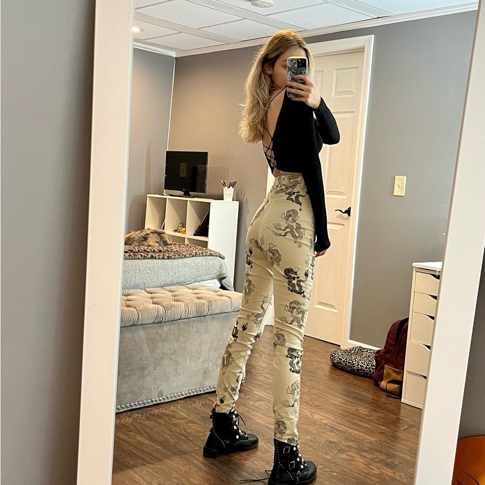 misguided dragon jeans